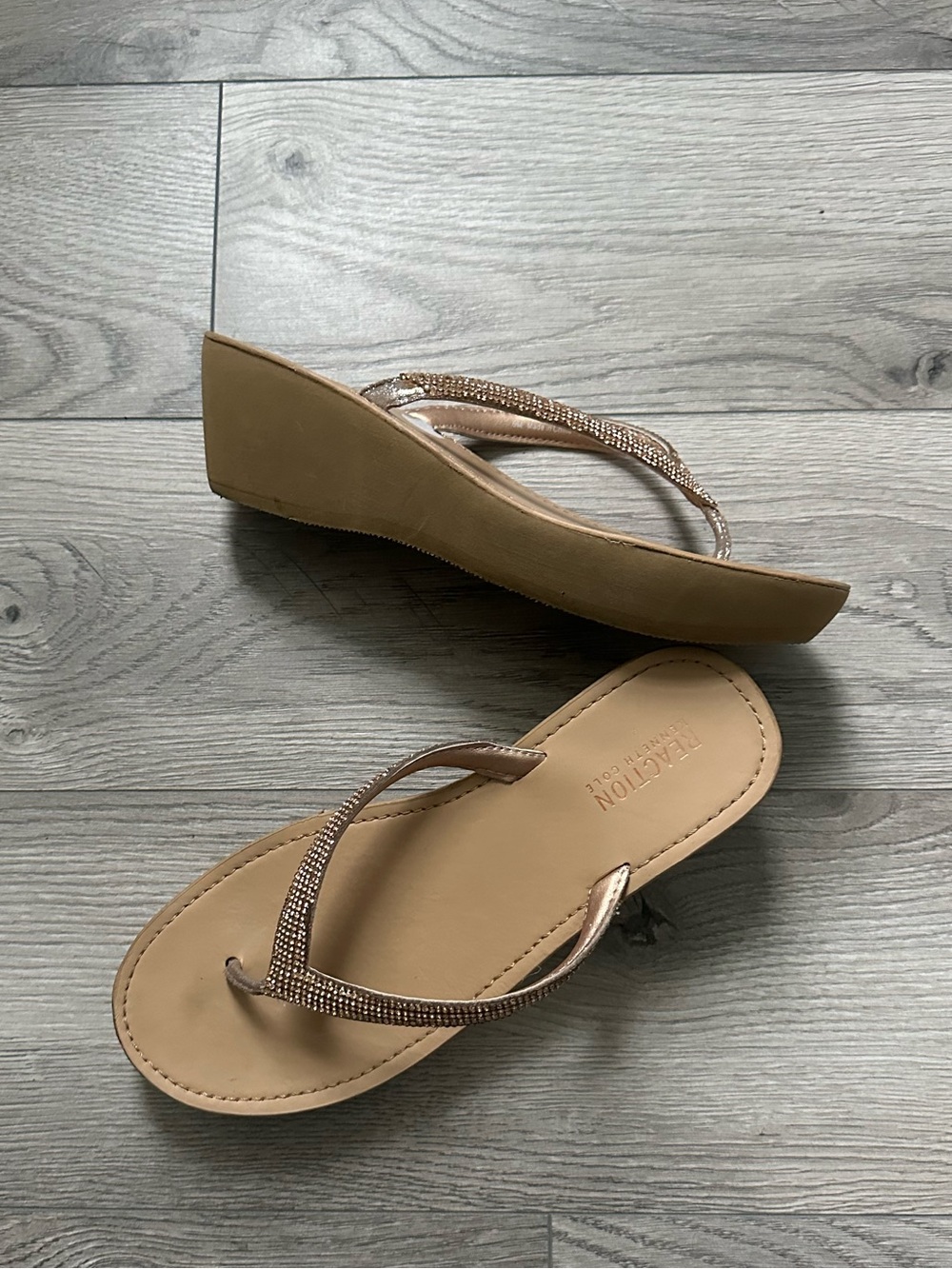 Retro Wedge Flip Flops